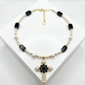 Collier DRAMATIC   Obsidienne