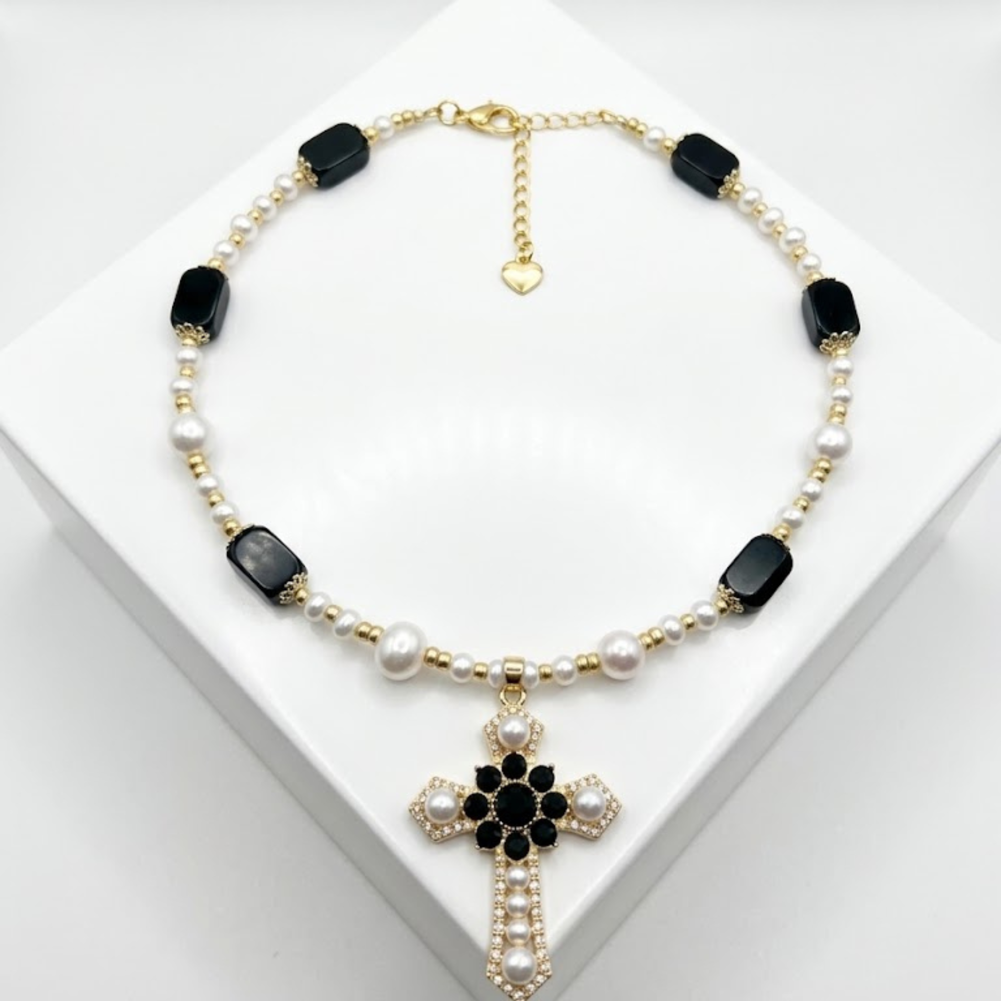 Collier DRAMATIC   Obsidienne