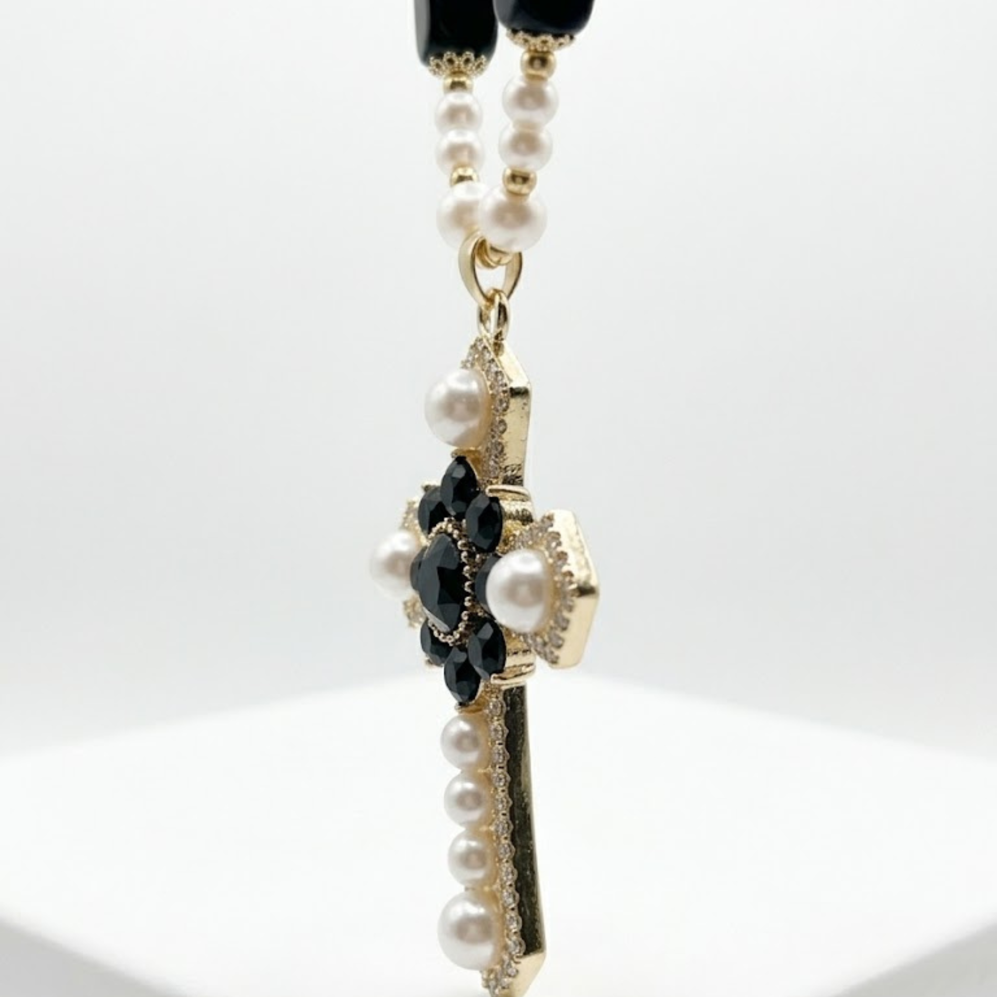 Collier DRAMATIC   Obsidienne
