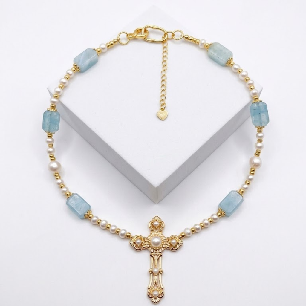 Collier MERMAID  Aigue-marine
