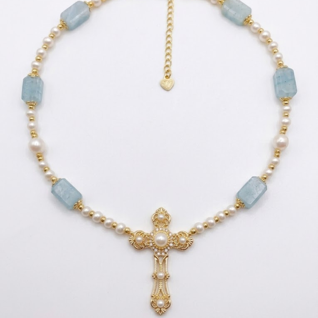 Collier MERMAID  Aigue-marine
