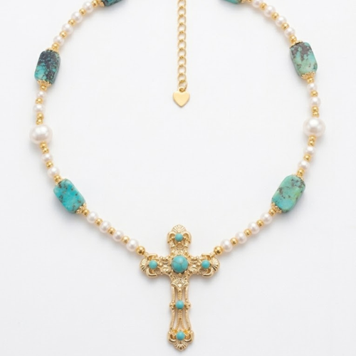 Collier ESSENCE   Turquoise africaine