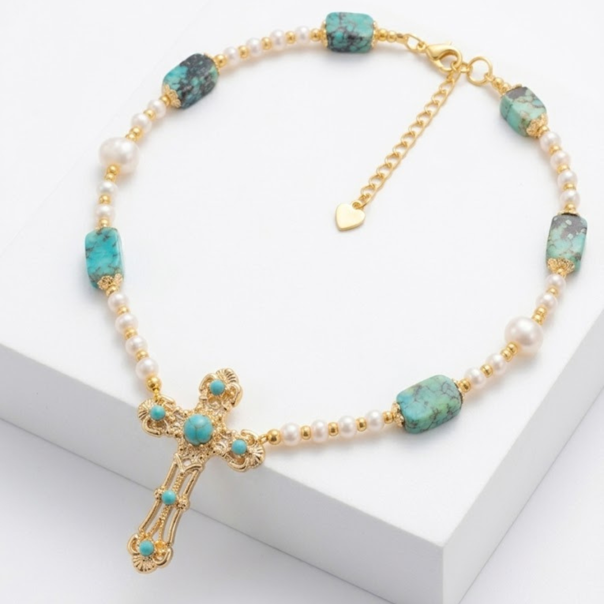 Collier ESSENCE   Turquoise africaine