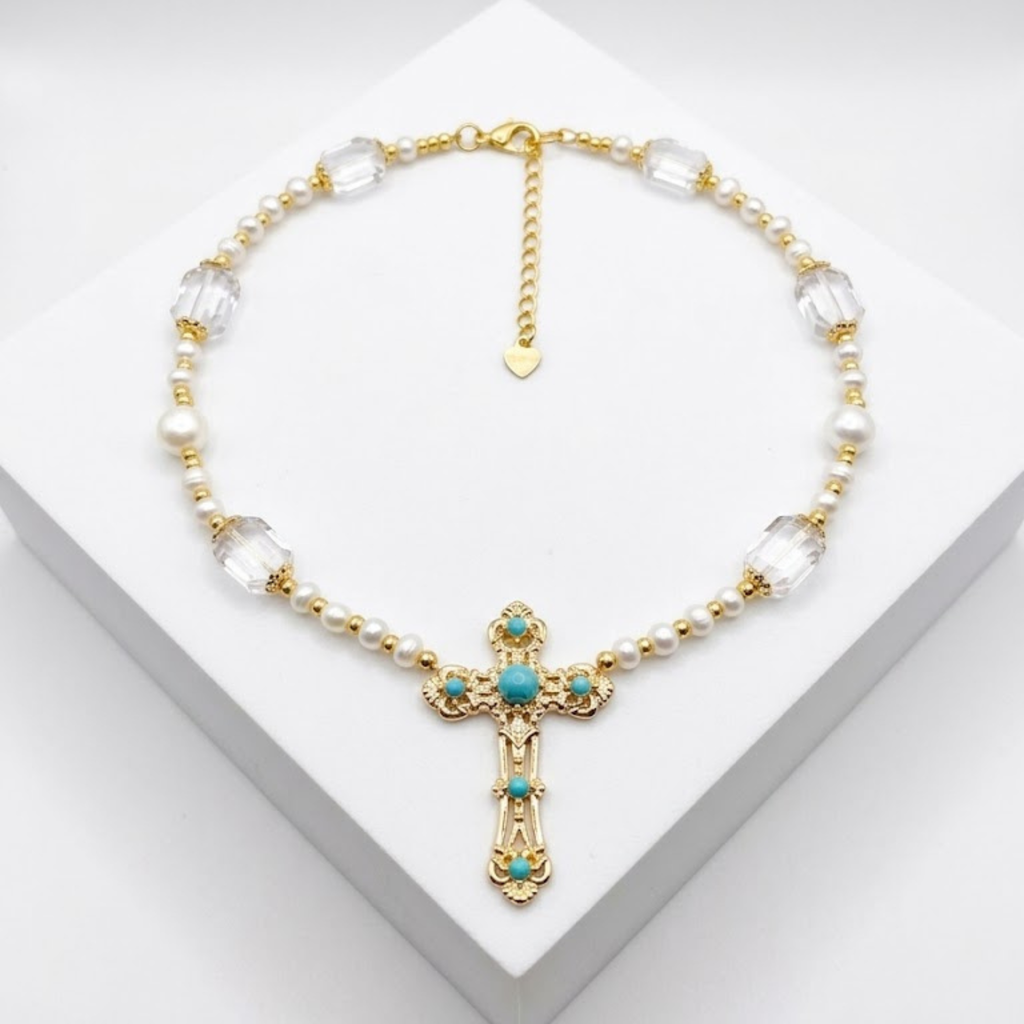 Collier LIBERTY   Cristal de roche