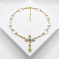 Collier LIBERTY   Cristal de roche